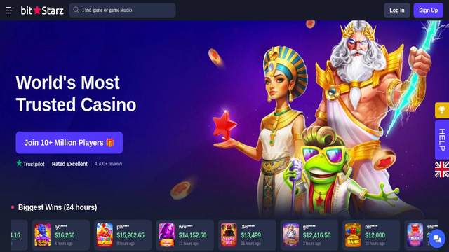 BitStarz casino screenshot